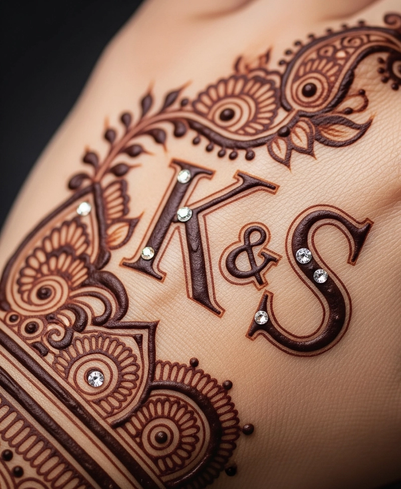 k s mehndi design