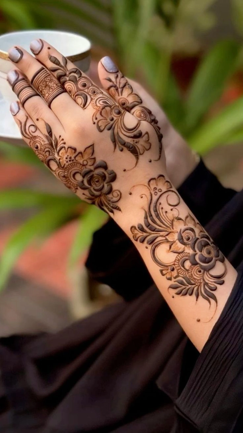 khafif mehndi design simple