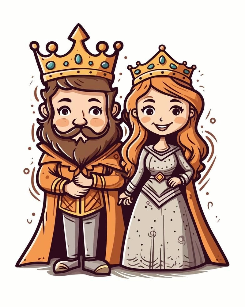 king queen dp for instagram cartoon