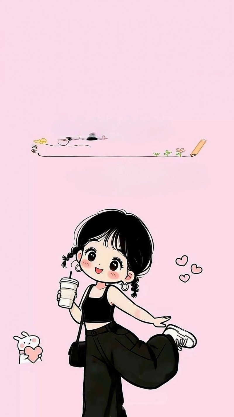 korean cartoon dp for whatsapp