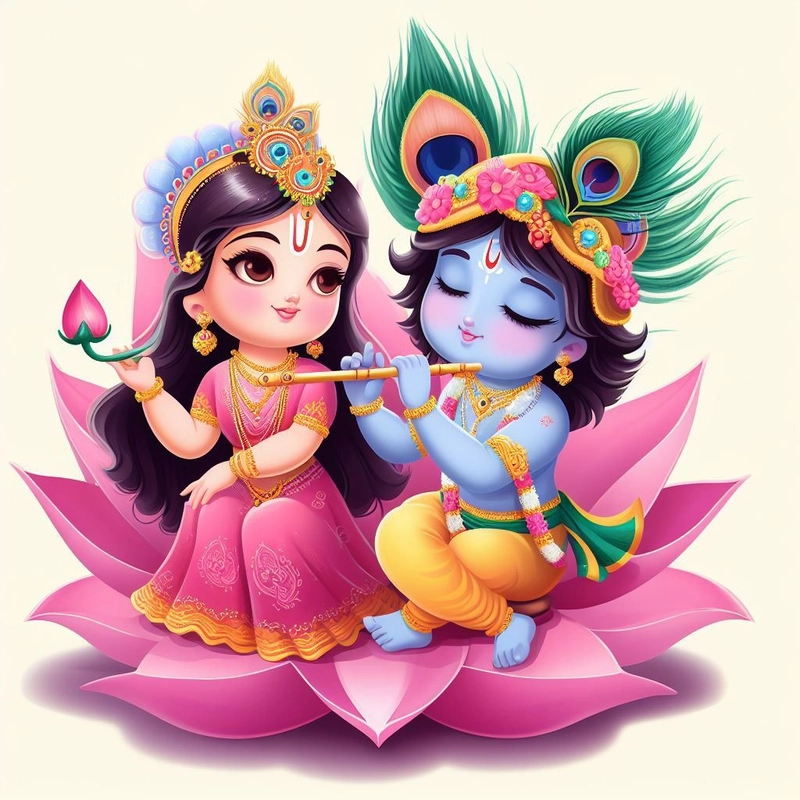 krishna cartoon dp for whatsapp