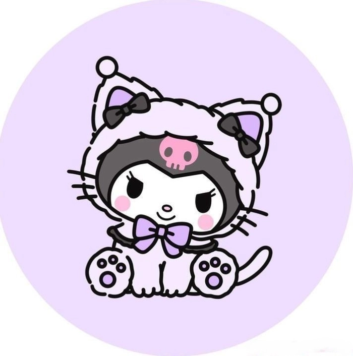 kuromi aesthetic pfp purple