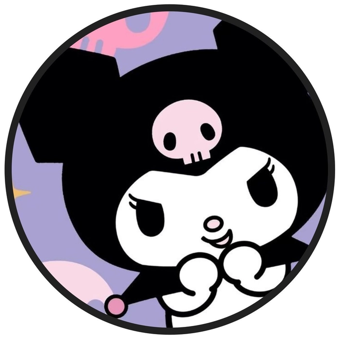 kuromi pfp purple