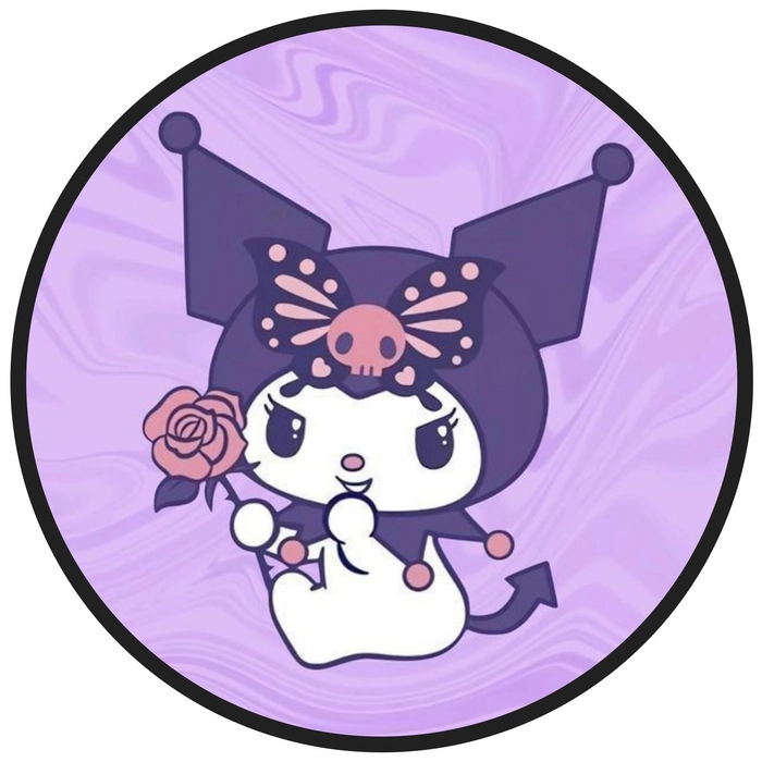 kuromi purple dp