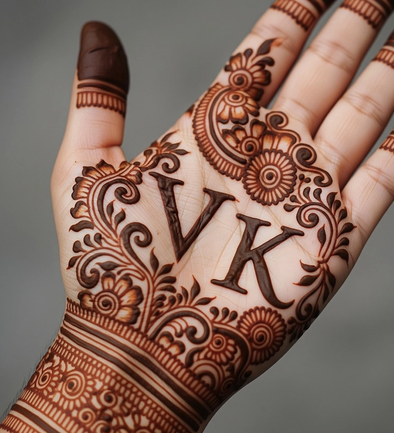 kv mehndi design