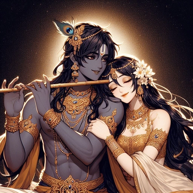 lord krishna anime