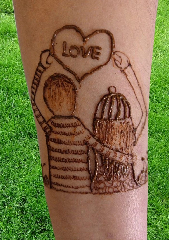 love mehndi design photo 2025