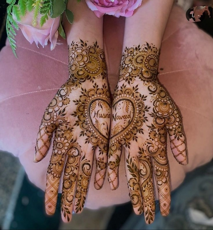 love mehndi design photo simple arabic