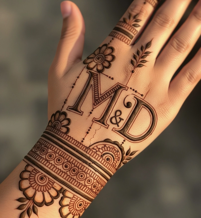 m d mehndi design