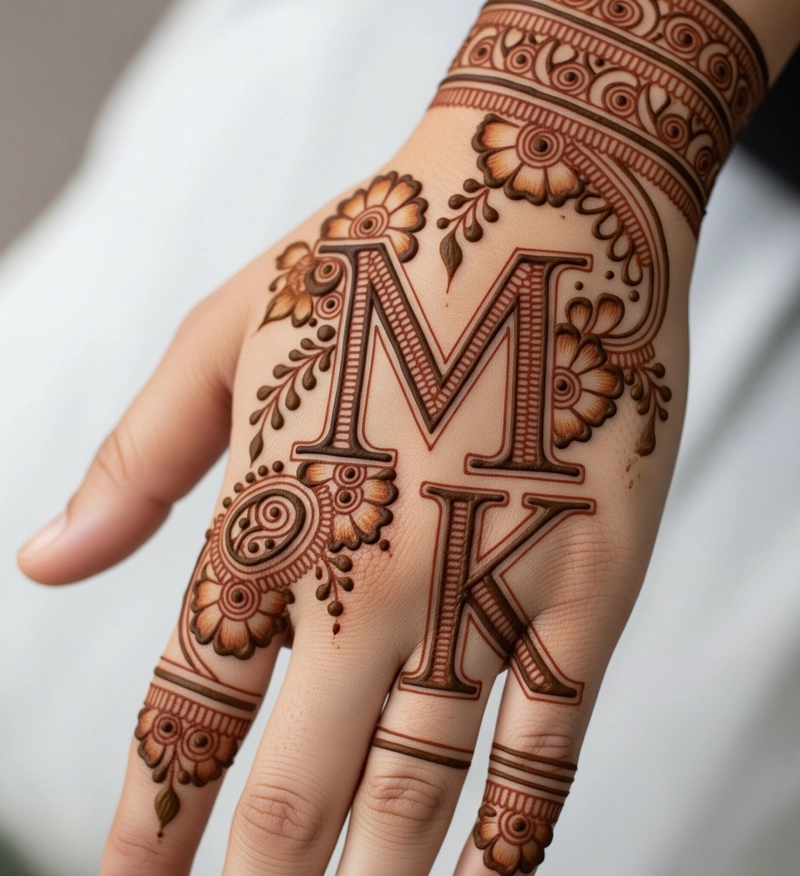 m k mehndi design