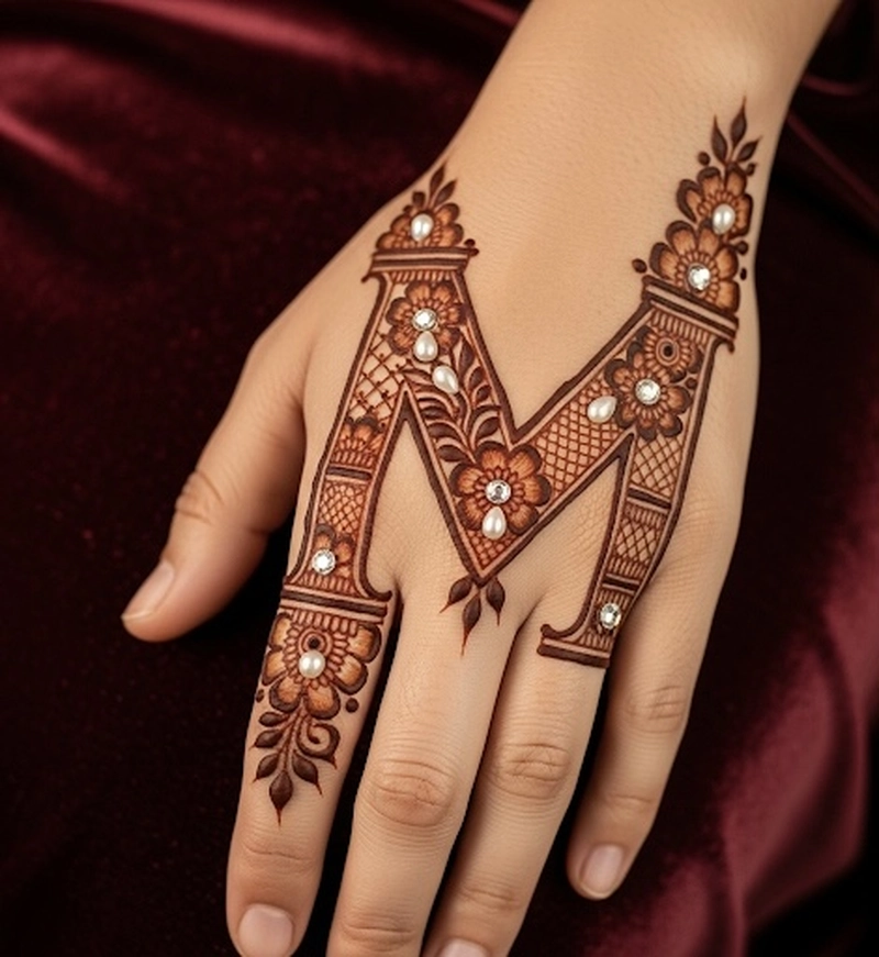 m mehndi designs simple