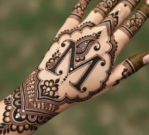 m name mehndi design back hand