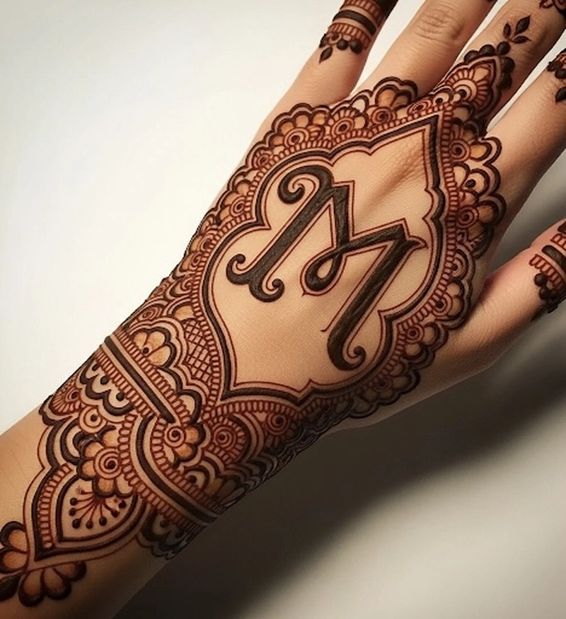 m name mehndi design full hand