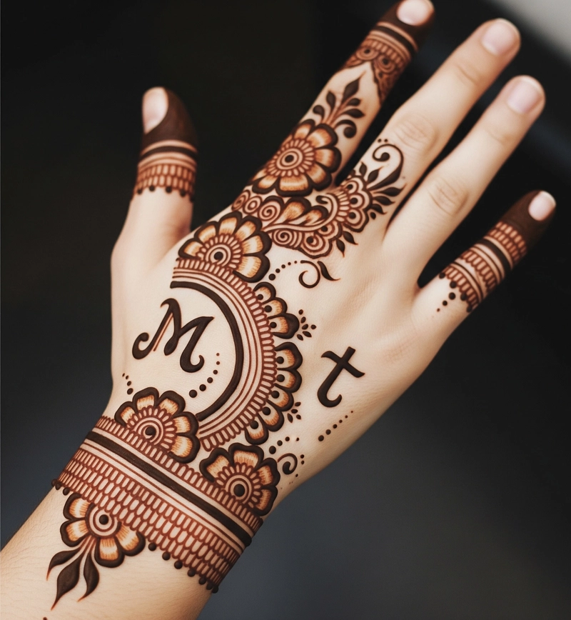 m t mehndi design