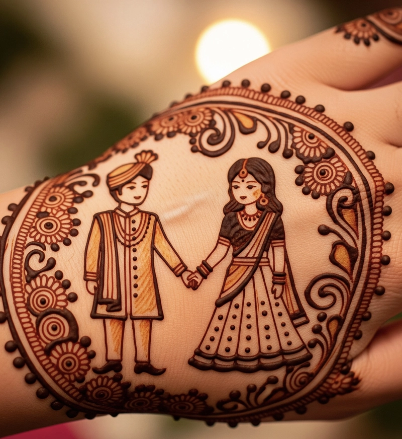 mehendi hand couple holding hand dp