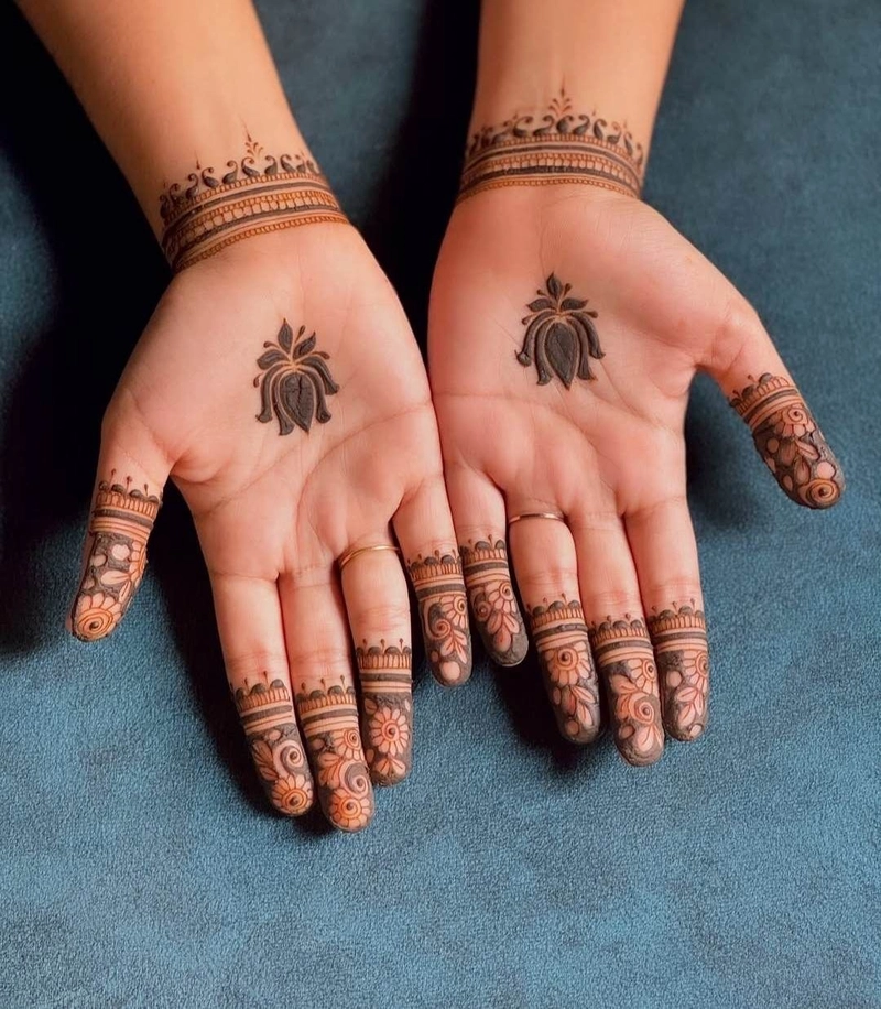 mehendi tattoo designs for wrist