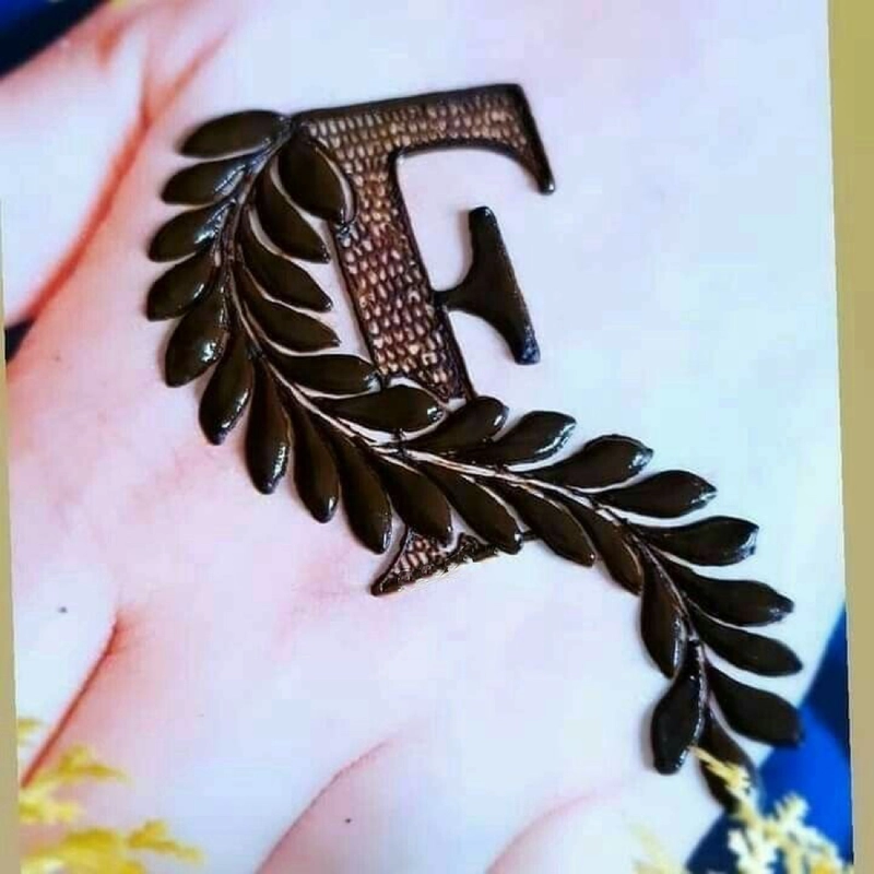 mehndi design back hand f