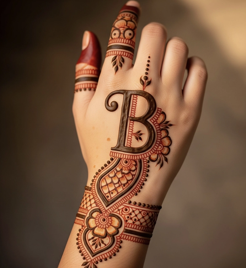 mehndi design for b