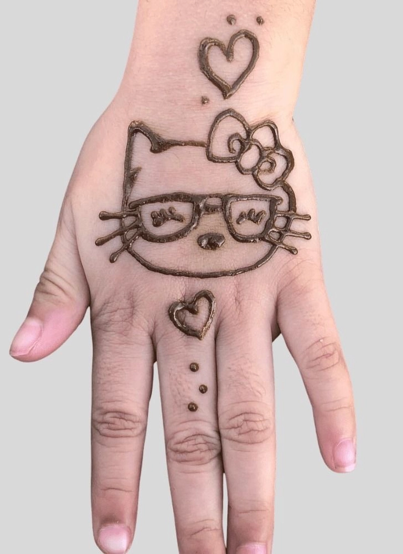 mehndi design for kids hand