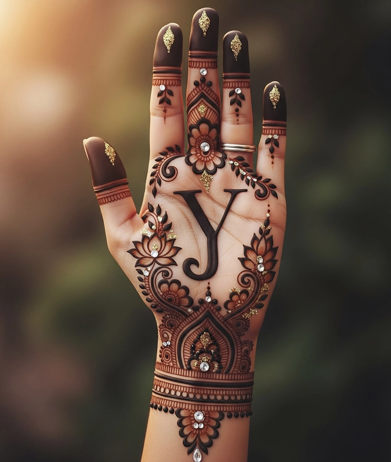 mehndi design for y