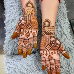 mehndi design front hand full