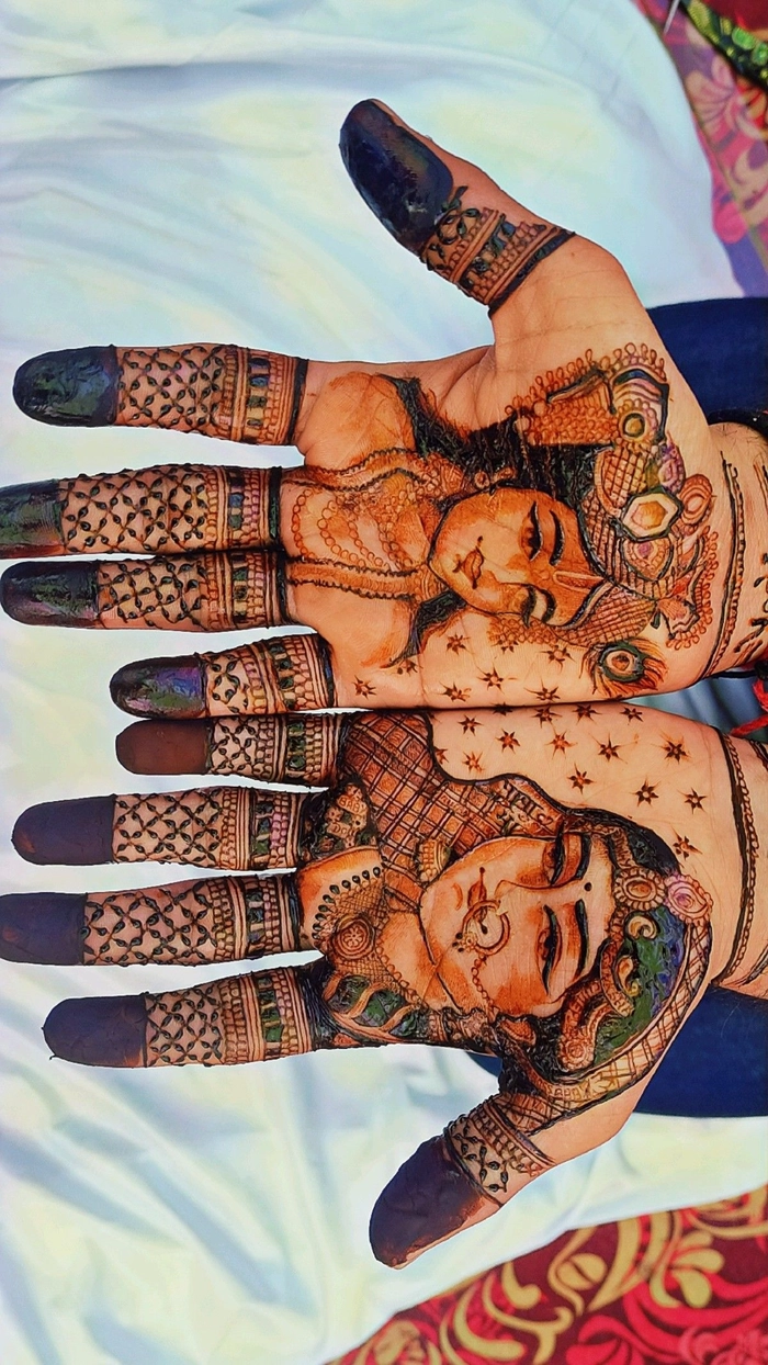 mehndi design har har mahadev