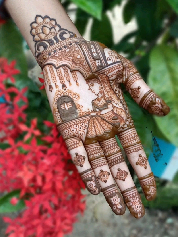 mehndi design of mahadev