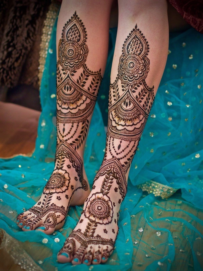 mehndi design pair ka dulhan
