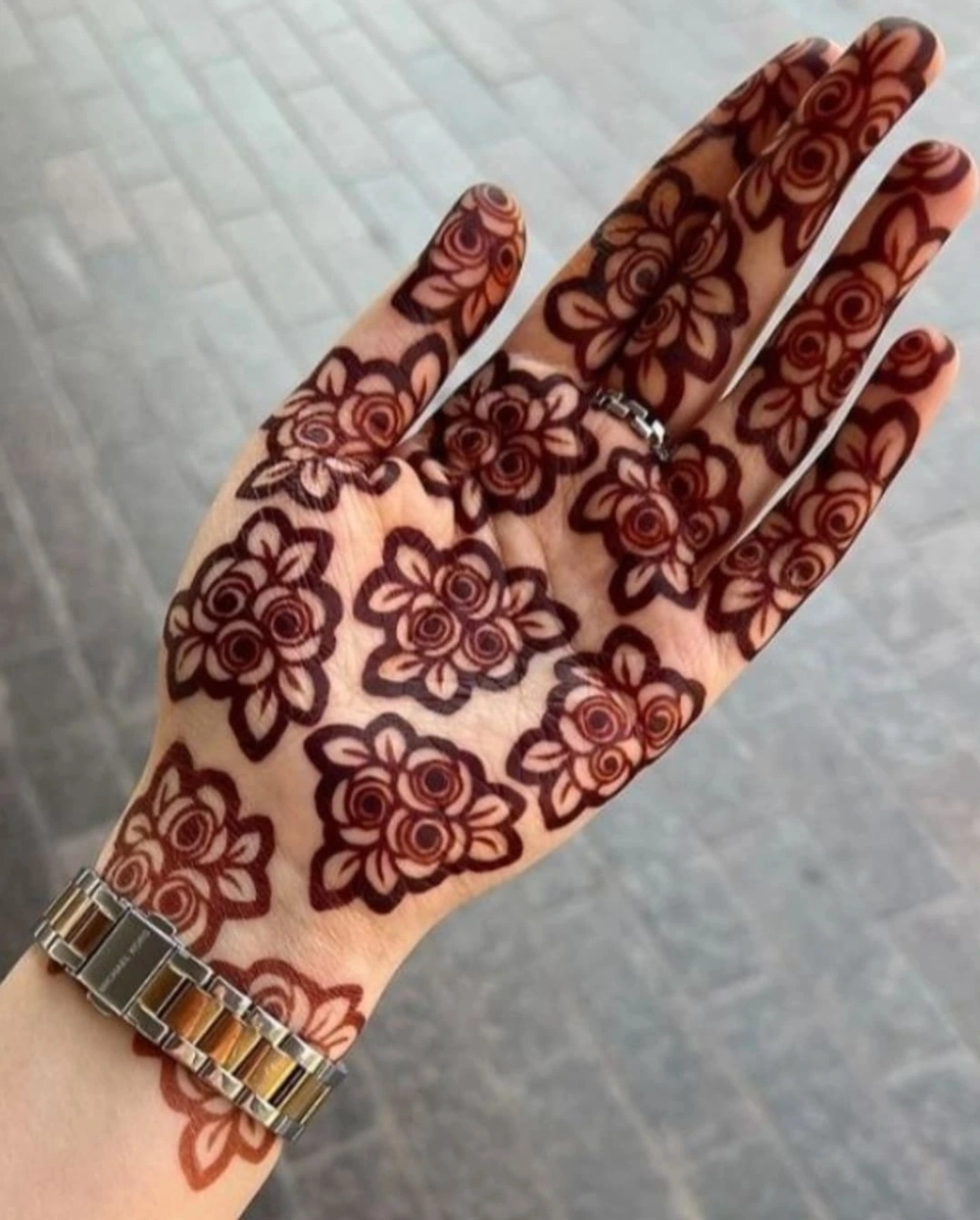 mehndi design photo gol wala