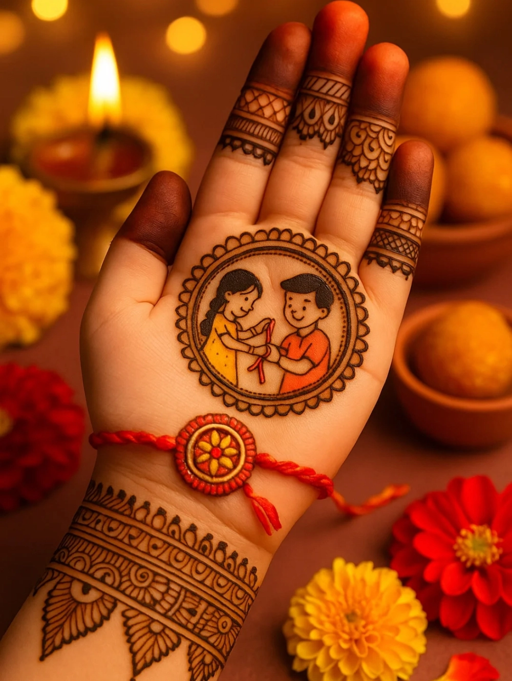 mehndi design raksha bandhan special
