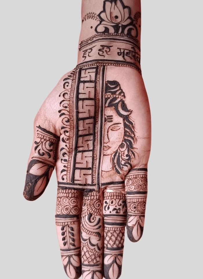 mehndi designs mahadev