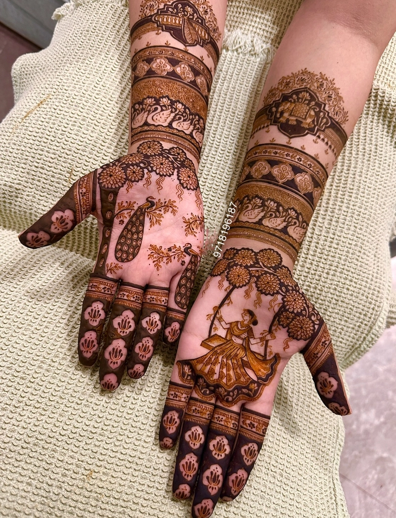 mehndi indian style