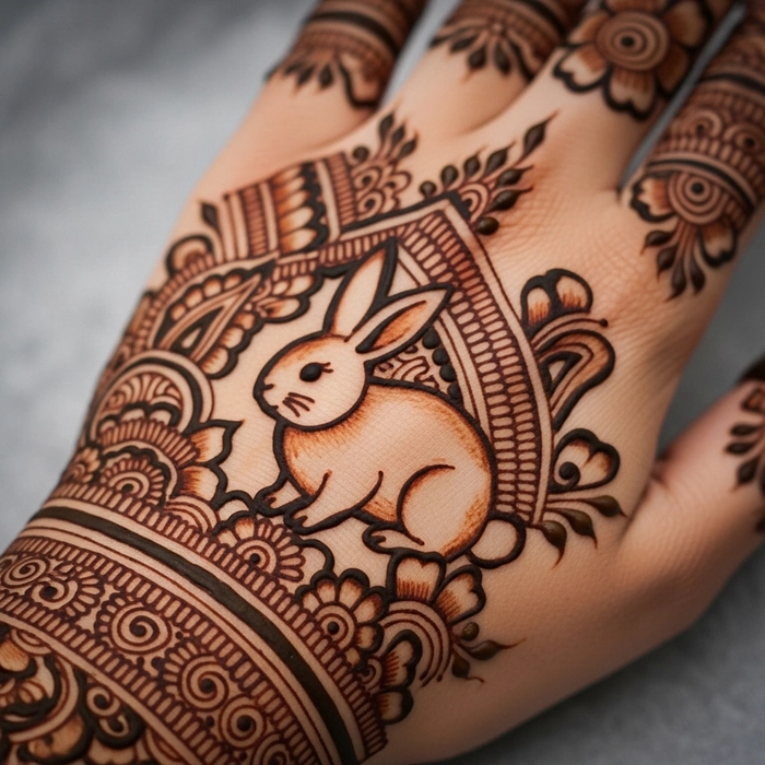 mehndi rabbits