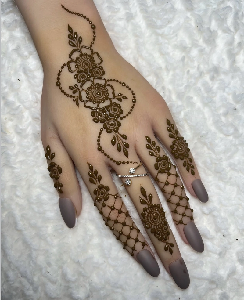 mehndii pakistani easy royal back hand mehndi design