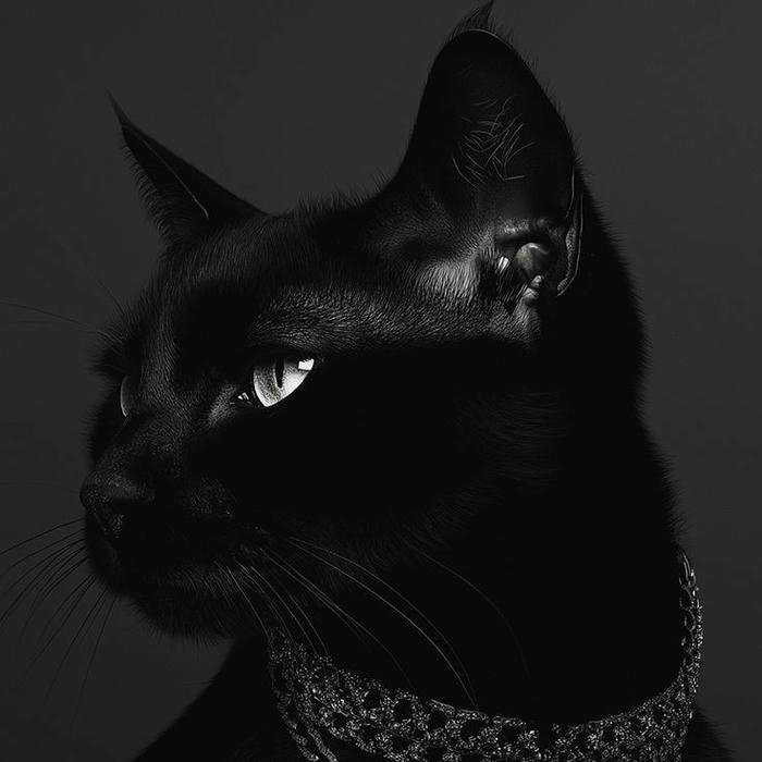 minimal Black DP for WhatsApp