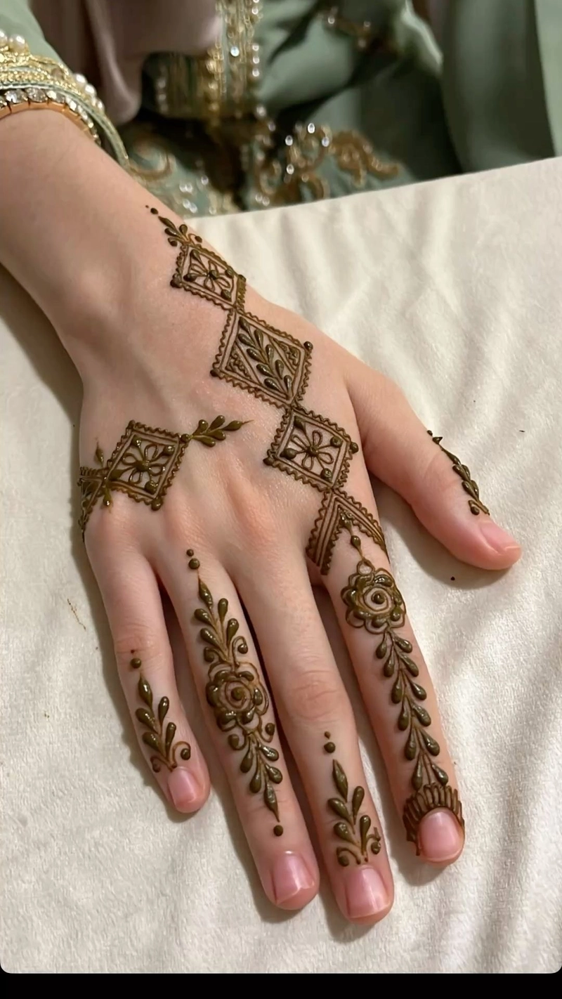 moroccan mehndi designs back hand