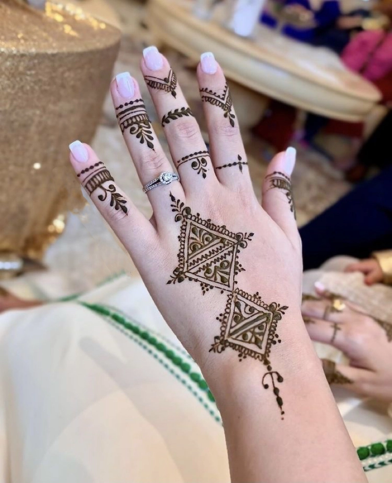 moroccan mehndi designs front hand