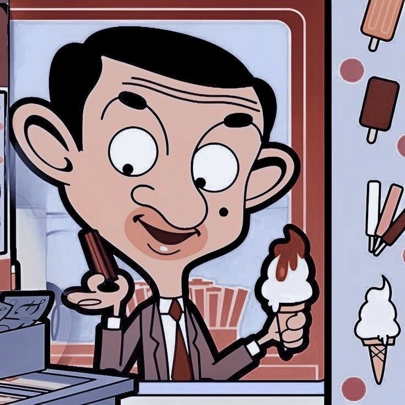mr.bean cartoon image
