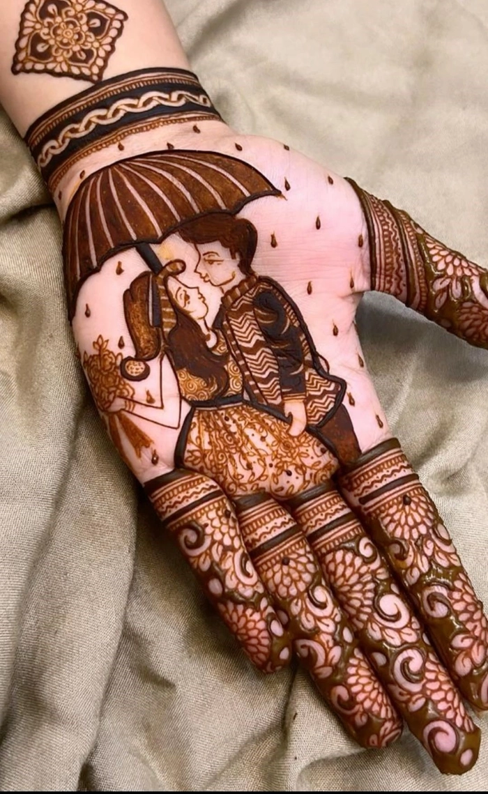 my love mehndi design