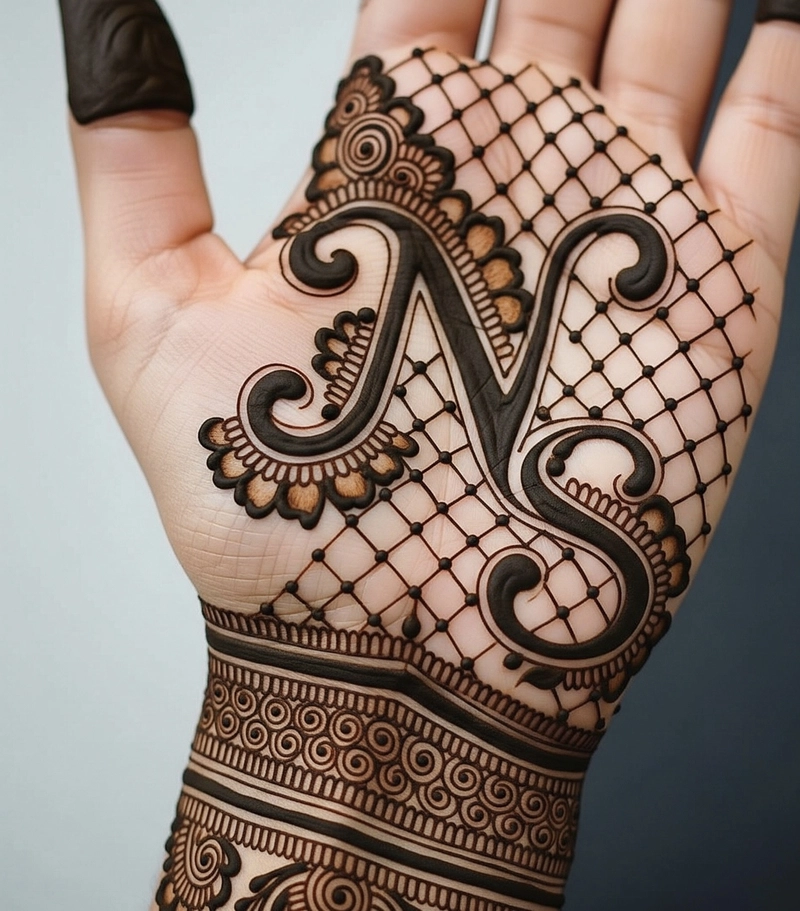 n s mehndi design