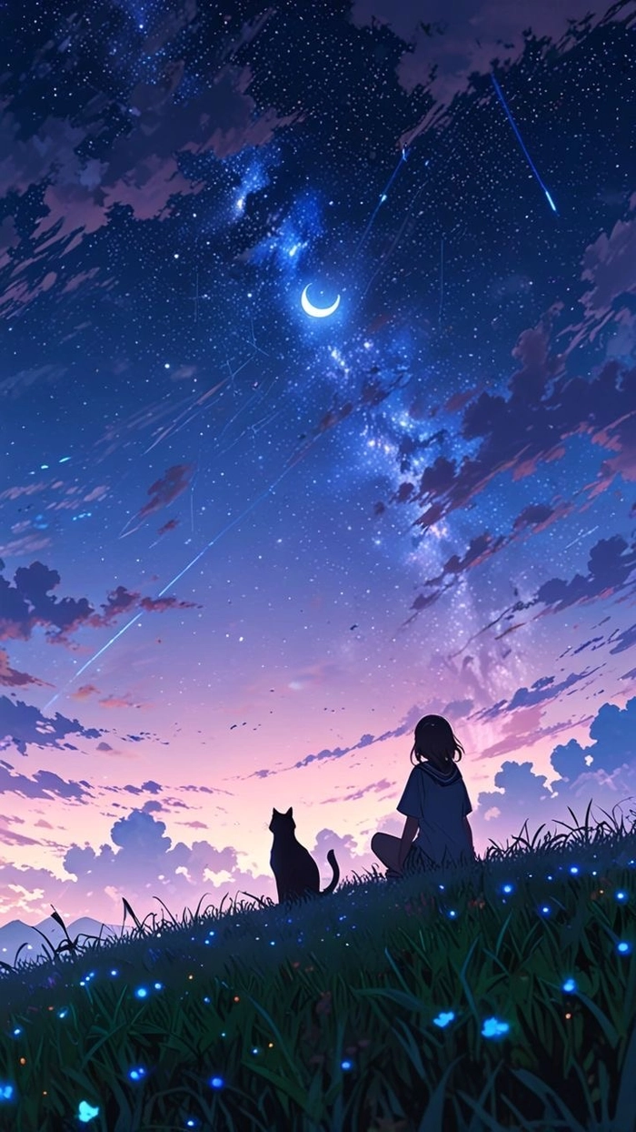 night sky aesthetic pinterest