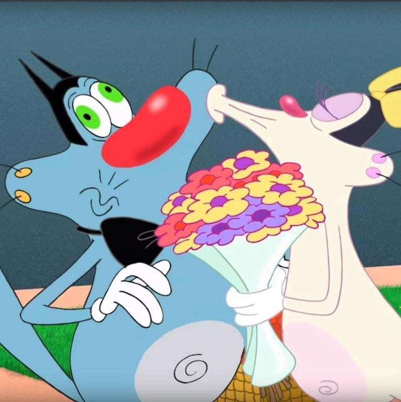 oggy and olivia whatsapp dp pic