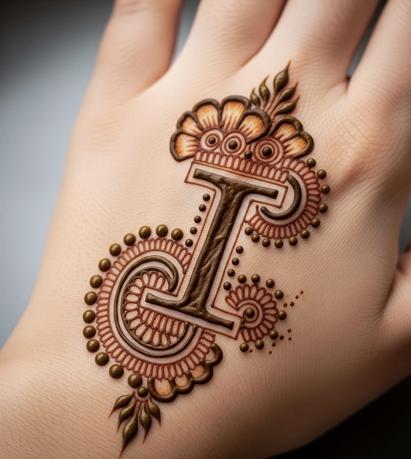 photo i mehndi design back hand