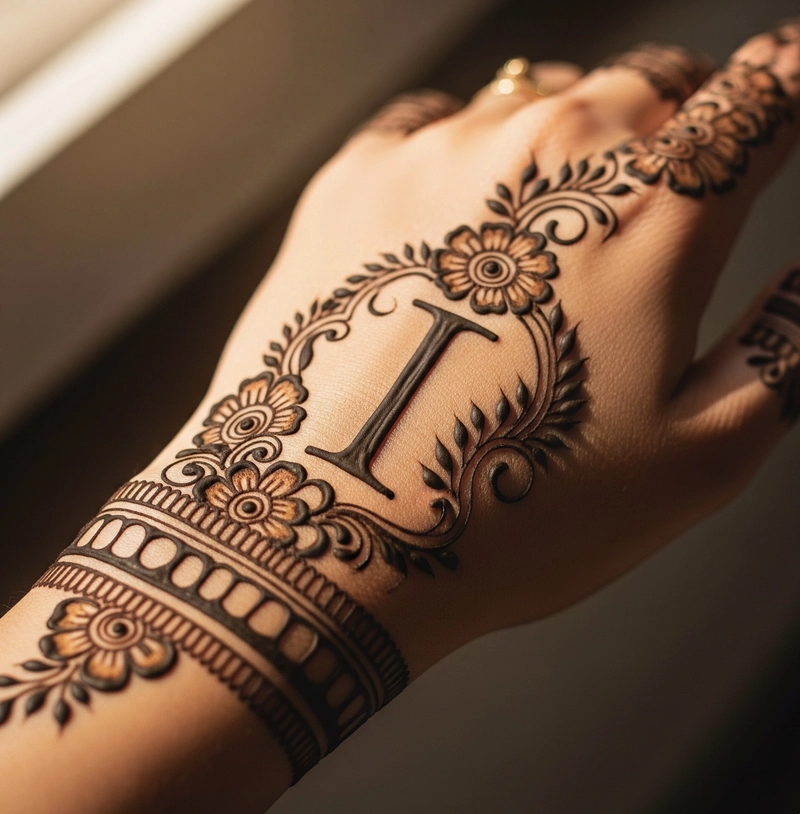 pic i mehndi design simple