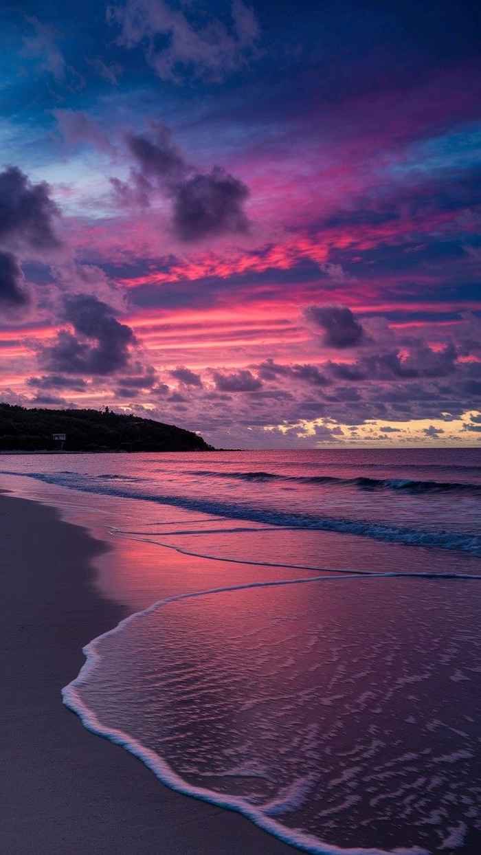 pink sky aesthetic pic