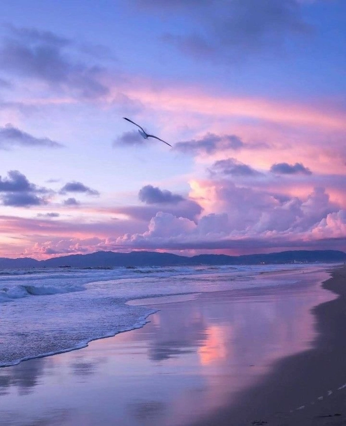 pink sky aesthetic wallpaper