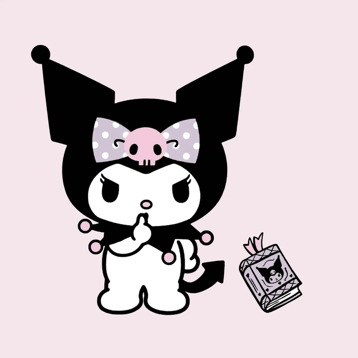 purple cute kuromi pfp