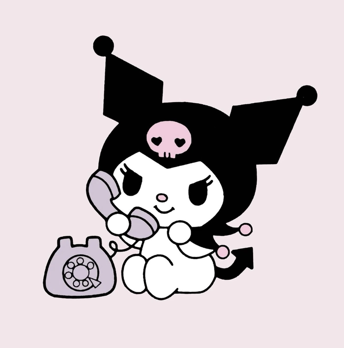 purple kuromi pfp