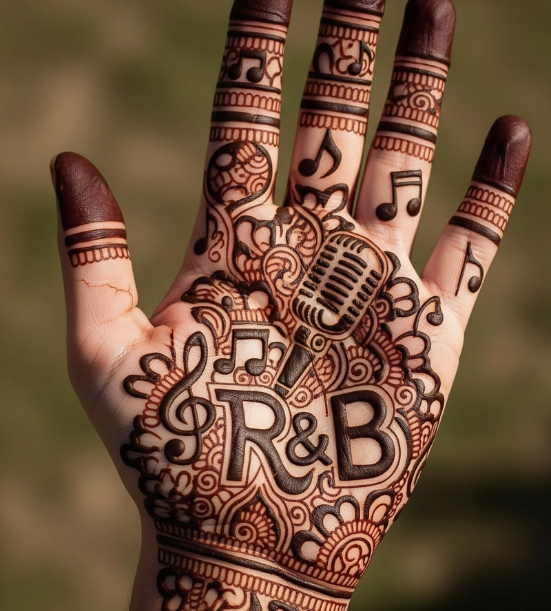 r b mehndi designs