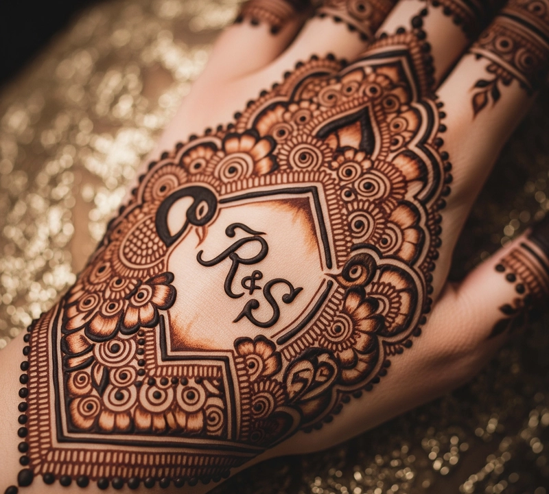r s mehndi design